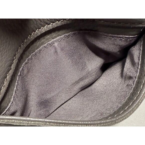 The Sak Crossbody Bag Pebble Gray Leather "Happy & Free" Soft EUC - Picture 15 of 15